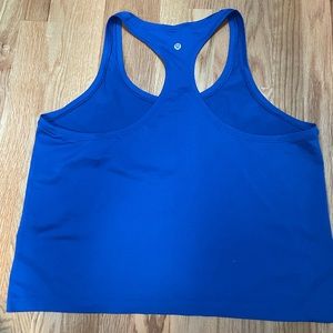 Lululemon Swiftly Tech Tank Top Race Length Size 16 Symphony Blue